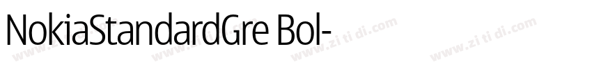 NokiaStandardGre Bol字体转换